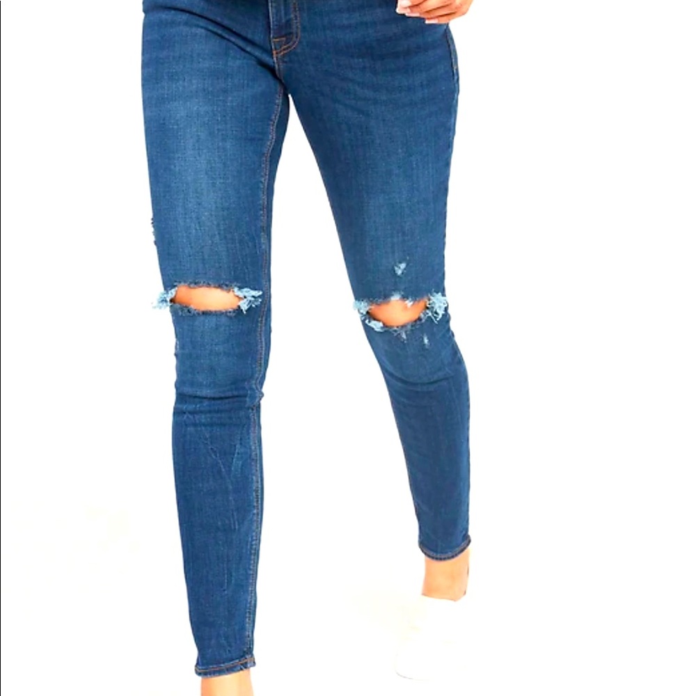 Old Navy Mid-Rise Super Skinny Ankle jeans